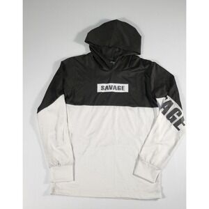 Brooklyn Laundry Savage Hoodie Long Sleeve Color Block Top M 10/12